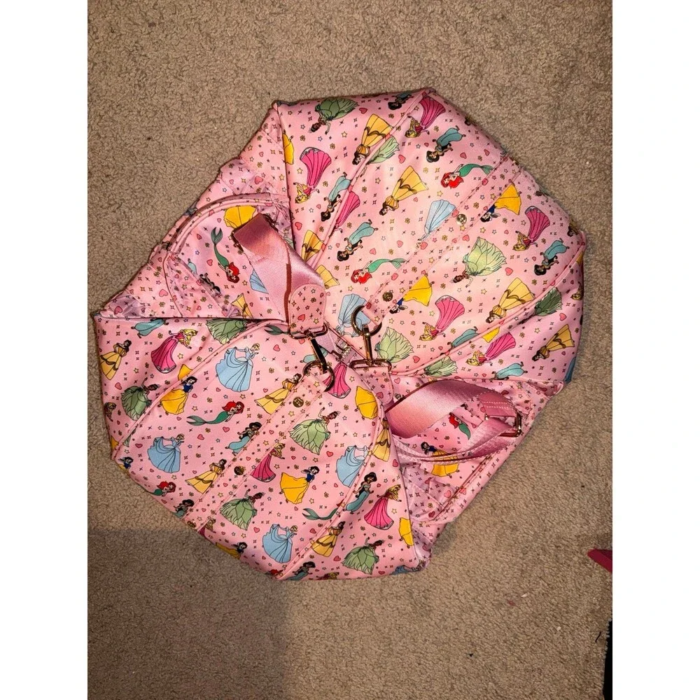 Stoney Clover Lane Never Stop Dreaming Duffle Bag Disney Princess classic pink